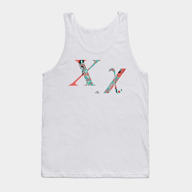 Chi Greek Alphabet Tank Top by joancaronil